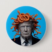 Ttump Medusa Button 缶バッジ (正面)