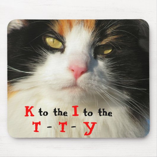 TTYヒップホップcatにK マウスパッド (正面)