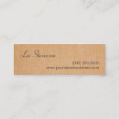 TTYSミニマル Linenフェイク Mini名刺 スキニー名刺 (裏面)