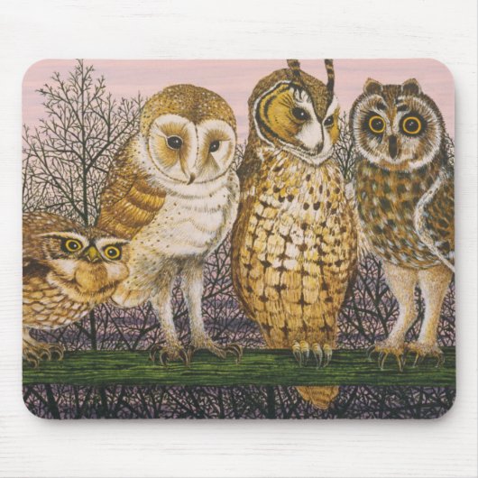 Tuほんの少しTuwhooing マウスパッド (正面)