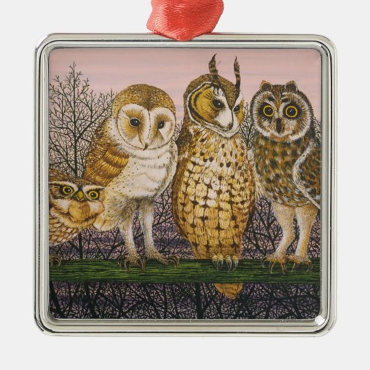 Tuほんの少しTuwhooing メタルオーナメント (正面)