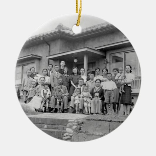 Tuファミリー写真 セラミックオーナメント (正面)