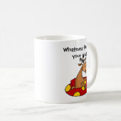 TU-あなたのヤギの漫画を浮かべるものは何でもおもしろい コーヒーマグカップ (正面右)