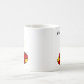 TU-あなたのヤギの漫画を浮かべるものは何でもおもしろい コーヒーマグカップ (中央)