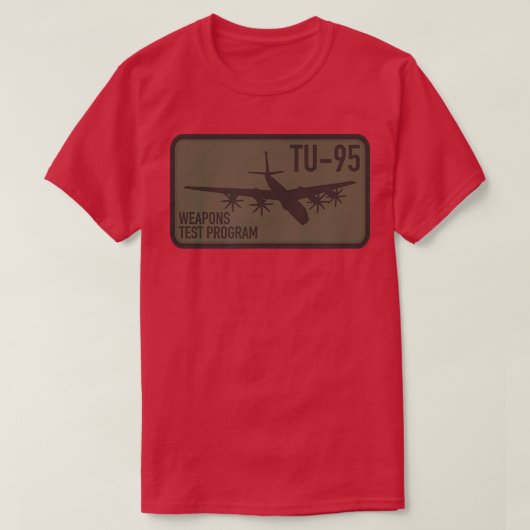 Tu-95ベア Tシャツ (デザイン正面)