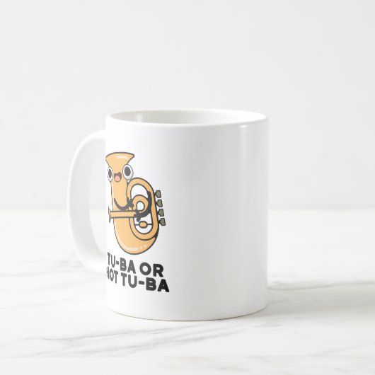 Tu-BaまたはTu-Baシェイクスピアおもしろいトゥバプン コーヒーマグカップ (正面左)