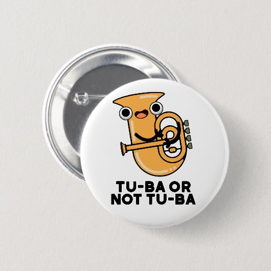 Tu-BaまたはTu-Baシェイクスピアおもしろいトゥバプン 缶バッジ (正面&裏面)