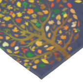 Tu Bishvatのためのカラフルな木 テーブルクロス (アングル)