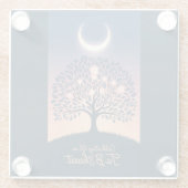 Tu B'Shevat : Un Rayon de Lumière ガラスコースター (裏面)
