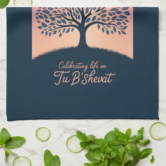Tu B'Shevat : Un Rayon de Lumière キッチンタオル (折り畳み)