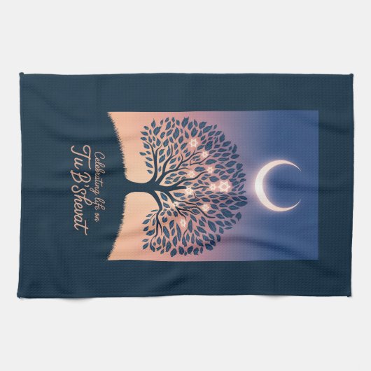 Tu B'Shevat : Un Rayon de Lumière キッチンタオル (横)