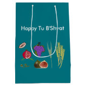 Tu B'Shvat ミディアムペーパーバッグ (裏面)