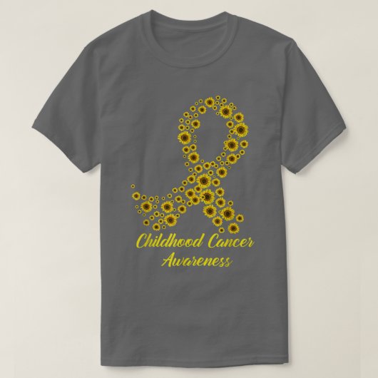 Tu Childhood Cancer Awareness Month Costume Yellow Tシャツ (デザイン正面)