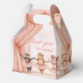 🦊🐰「Tu🩰 Cute」バレリーナパーティーボックス フェイバーボックス (裏面)