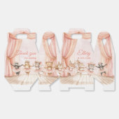 🦊🐰「Tu🩰 Cute」バレリーナパーティーボックス フェイバーボックス (見開き)