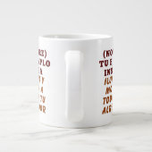 TU EJEMPLO INSPIRA REGALO PERSONALIZADO (NOMBRE) ジャンボコーヒーマグカップ (裏面)