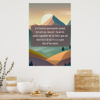 Tu en es capable ポスター