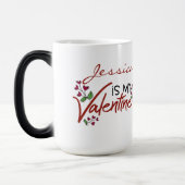 Tú eres mi Valentín personalizada モーフィングマグカップ (左)