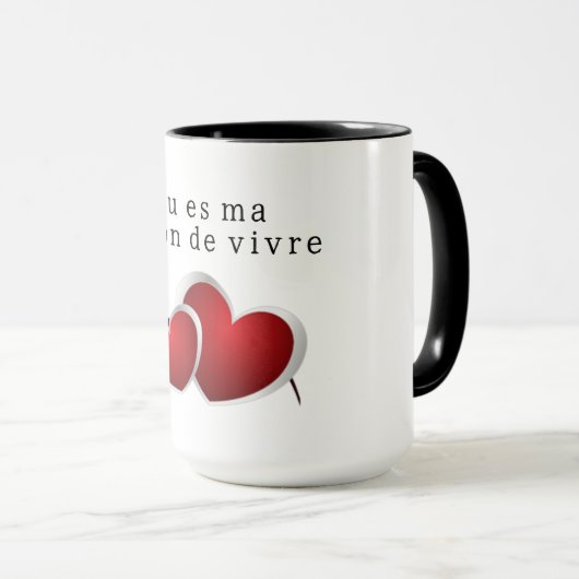 Tu es ma raison de vivre マグカップ (正面右)