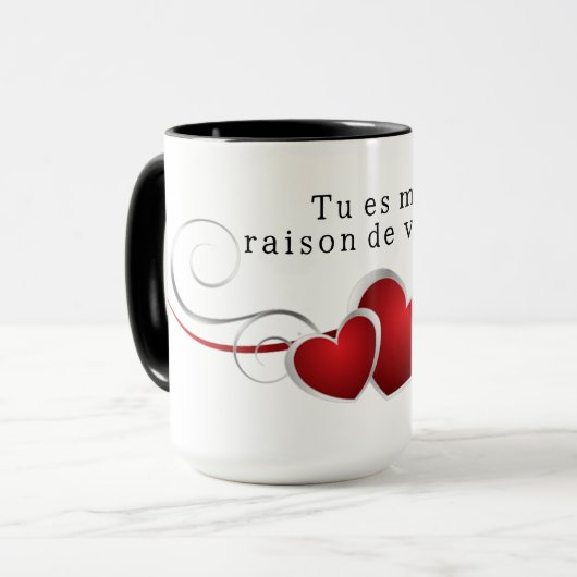Tu es ma raison de vivre マグカップ (正面左)