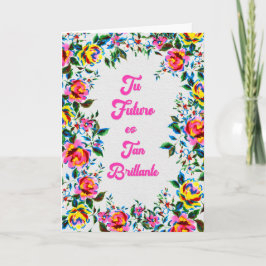 Tu Futuro Brilla con Luz Propia Felicitación カード