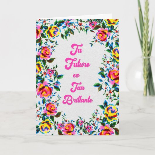 Tu Futuro Brilla con Luz Propia Felicitación カード (正面)