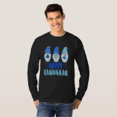 Tu Happy Hanukkah 2020 Gnomeorah Dreidel Costume Tシャツ (正面フル)