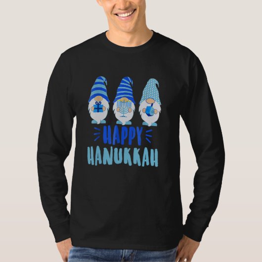 Tu Happy Hanukkah 2020 Gnomeorah Dreidel Costume Tシャツ (正面)