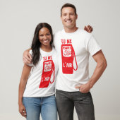 tu me pompes air doigt pointe expression citation tシャツ (ユニセックス)