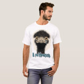 TU M'ÉMEUS (oiseau, émotion) Tシャツ (正面フル)