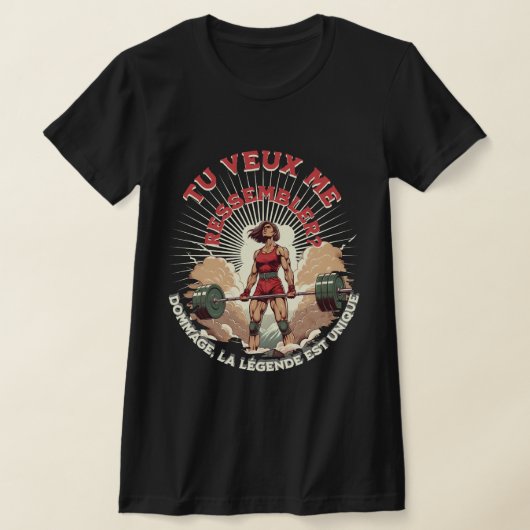 Tu veux me ressembler ? tシャツ (レイダウン)