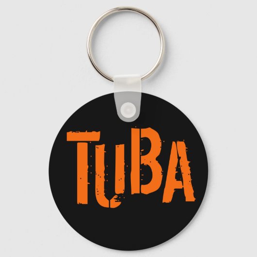 TUBAボタンキーチェーン キーホルダー (正面)