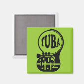 TUBA 、トゥーバプレーヤー マグネット (正面/裏面)