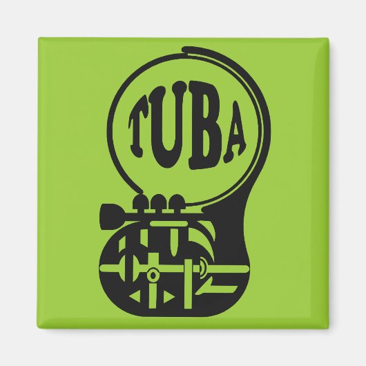 TUBA 、トゥーバプレーヤー マグネット (正面)