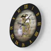 Tuba ～背景「ミュージカル惑星」 * to ラージ壁時計 (傾斜)