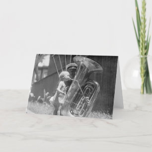 Tuba 1923年を演じているベビー カード