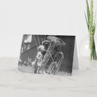Tuba 1923年を演じているベビー カード