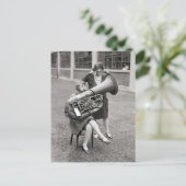 Tuba 1928年を演じている女の子 ポストカード (スタンド正面)