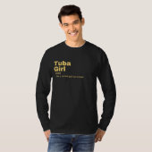 Tuba  Girl - Tuba  Tシャツ (正面フル)