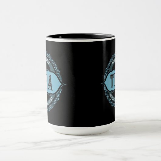 Tuba Music Note Circle Mug マグカップ (中央)