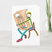 Tuba Playing Stickman カード (正面)