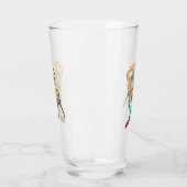 Tuba Playing Stickman タンブラーグラス (左)