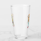 Tuba Playing Stickman タンブラーグラス (右)