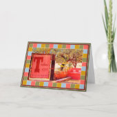 Tubacはモザイク挨拶状に角を付けます カード (正面)