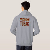 Tubac Presidio公園のフード付きスウェットシャツ パーカ (裏面フル)