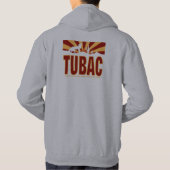 Tubac Presidio公園のフード付きスウェットシャツ パーカ (裏面)