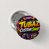 TUBASシグネチャートートバッグ 缶バッジ (正面&裏面)