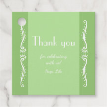 Tuberose離れパーティーパーソナライズされたの好意ラベル