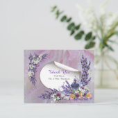 Tuberose & Lavender開花ありがとう 案内ポストカード (スタンド正面)