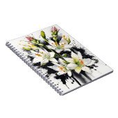 Tuberose - Watercolor flowers ノートブック (右側)